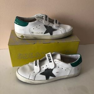 GOLDEN GOOSE Old School Velcro Strap Sneakers. NEW. Size:  9.5,10  ,40